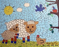 اصول تکنیک موزائیک کاری برای کودکان 8 mozaeic6