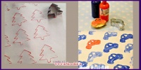 آموزش ساخت کاغذ کادو به کودکان 5 Gift wrap Making Training for Kids2
