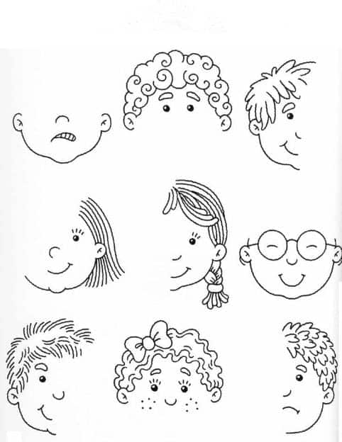 12 مرحله برای آموزش نقاشی چهره به کودکان